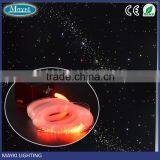 RGBW Color Changing LED Decoration Light for Wedding With 12w Led Optical Fibre Generator