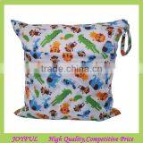 Solid Zippered Baby Wet and Dry Cloth Diaper Bag thumbnail-6