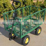 Heavy Duty Four Wheel Garden Trolley / Utility Mesh Cart thumbnail-2
