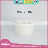 Cream container cosmetic packaging and plastic cosmetic jars with wooden cap