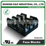 FB-M033PQ 600V 30 Amp 3 Pole 10x38 Midget Fuse Holder Block thumbnail-5