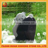 Red Stone Custom-made Gravestone Upright Tombstone Headstone Memori thumbnail-3