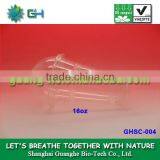 Disposable16oz Transparent Biodegradable Plastic PLA(polylactic Acid) Ice Cream Cup/transparnt Plastic Cup thumbnail-1