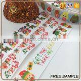 Printed Grosgrain Christmas Gift Ribbon thumbnail-1
