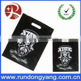 Printed Black Plastic Shopping Bags For Packing From ShenZhen