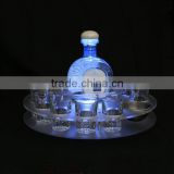 Big professional factory custom made acrylic wine glass holder tray
