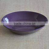 9.5" Colored Stoneware Pasta Bowl, Glazed Ceramic Bowl thumbnail-1