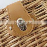 Wholesale Wicker Picnic Basket With Wine Holder for 2 Person thumbnail-4