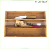 Bamboo Drawer Organizer/Storage Bin/Homex_BSCI