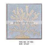 Canvas Painting / Modern Painting / 24x24'' Foil Paintings thumbnail-1