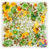 Spring Stylish Fashion Chiffon Scarf Cheap Flower Print Lady Scarf thumbnail-3