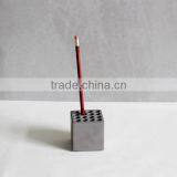 Office Organizer Concrete Pencil Cup Cement Hole Pen Holder thumbnail-2
