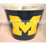 5QT Black&Yellow Metal Beer Ice Bucket thumbnail-1