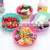 New Product Colorful Plastic Fruit Basket Fruit Tray Snack Tray Nut Bowl Candy Tray thumbnail-2