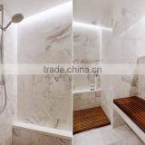 Cheap Flooring Designs Natural Stone High Glossiness White Marble Tile thumbnail-1