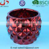 New Home and Garden Decorations Pineapple Shape Plating Red Ceramic Plant Pots thumbnail-2