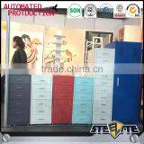 Safe and Friendly Knock Down Kids Bed Beside 6 Drawer Movable File Cabinet for Sale thumbnail-5