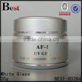 Empty Wholesale Cosmetic Containers 30g 50g Round Shape Skin Care Jars Beauty Cosmetic Colorful Gold Green Aluminum Metal Jars thumbnail-4