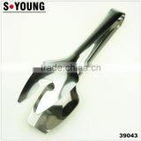 39043 9.5 Inch Stainless StFeel Kitchen Tongs BBQ Grill Food Salad Tongs With Fork thumbnail-2
