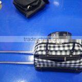 Ployester Nylon Leather Boston Bag With Wheel thumbnail-2