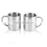 14 Oz Double Walled Insulated Tea Cup Desk Mug Stainless Steel Coffee Mug thumbnail-2