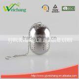 WCTS178A Good Quality Hot Sale Stainless Steel Funny Shape Tea Ball Tea Infuser With Chain thumbnail-1