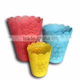 Plastic Trash Can Waste Bin Container thumbnail-5