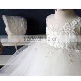 Baby Girl Pageant Wedding Dresses Infant Princess Little Girls 1 Year Birthday Party Dress Newborn Christening Dresses For Girls thumbnail-5