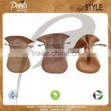 Genuine Leather Promotional Gift Pouch With Jute Drawstring thumbnail-1