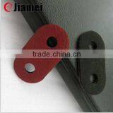 Two Hole Cord Lock Stoppers pu Fake Leather Stoppers for Clothing