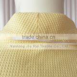 Yellow Unisex Soft Long Robes Nightwear Thick Winter Pajamas Waffle Robe Women Cotton Spa Shower Homewear thumbnail-3