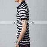 2015 High Quality Polo Shirt Newest Design Polot-shirt for Men,stripe Design Casual or Classical Couple Polo Golf T-shirt thumbnail-2