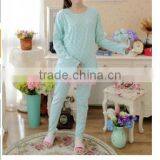 Loving Heart Maternity Nursing Long Sleeve Pajamas Loungewear Dress thumbnail-3