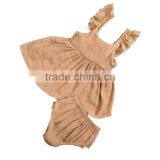 Wholesale Children's Boutique Clothing Baby Clothes Baby Lace Swing Outfits thumbnail-2