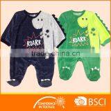 Winter Baby Romper Velour BABY GROWS thumbnail-1