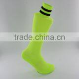 Green Strip Knee High Soccer Socks Men thumbnail-2