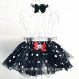 Kids Tutu Skirts Polka Dot Tutu Black Tutu thumbnail-3