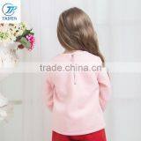 Kids Clothes Winter Girls Woolen T Shirt Jacquard Children's Top Long Sleeve t Shirt Wholesale thumbnail-4