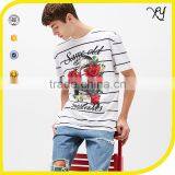 2017 Custom High Quality Blank Stripe T-shirt With 3d Printing thumbnail-1