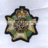 Crown & Cross Hand Embroidery Badge thumbnail-1
