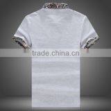 Custom Popular Cheap Soft Men's Stand Collar Cotton Short Sleeve Men T Shirt Camisa Polo Shirts Wholesale thumbnail-3