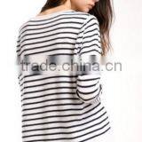 Hot Sale Ladies Winter Striped Thin Pullover Sweater With Lowest Price thumbnail-4