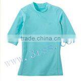 Children's Short Sleeve Rash t Shirt Blue for Girl thumbnail-1