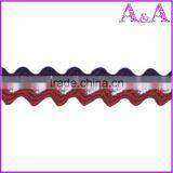 Low Price 100% Polyester Ribbon/Zig Zag Ribbon thumbnail-3