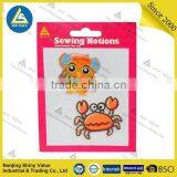 4pcs/set Printed Fabric Iron on Appliques, Small Owls thumbnail-6