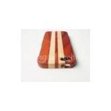 Red Rosewood & Maple Mixed Strip Iphone 5 Wood Cases , Phone Wood Skin
