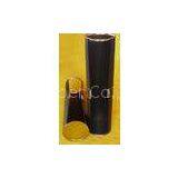 Black Round Tube Rigid Paperboard Wine Bottle Packaging Gift Box With Opening Window thumbnail-1