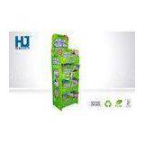 Trash Bin Promotion Folding Cardboard Floor POP - UP Displays With Pallets