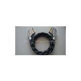 High Class 21Pin Scart Male to Scart Male Cable With Nylon Sleeve