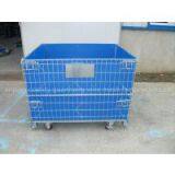 Storage Cage With Hollow Board/wire Mesh Container/widely Used in Warehouse, Supermarket, Etc